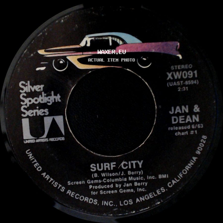 Jan & Dean - Ride The Wild Surf / Surf City side B