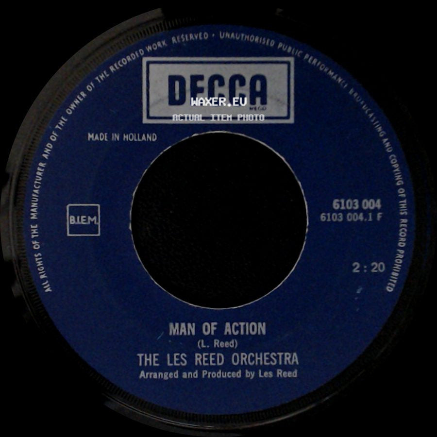 The Les Reed Orchestra - Man Of Action / Madrid side A