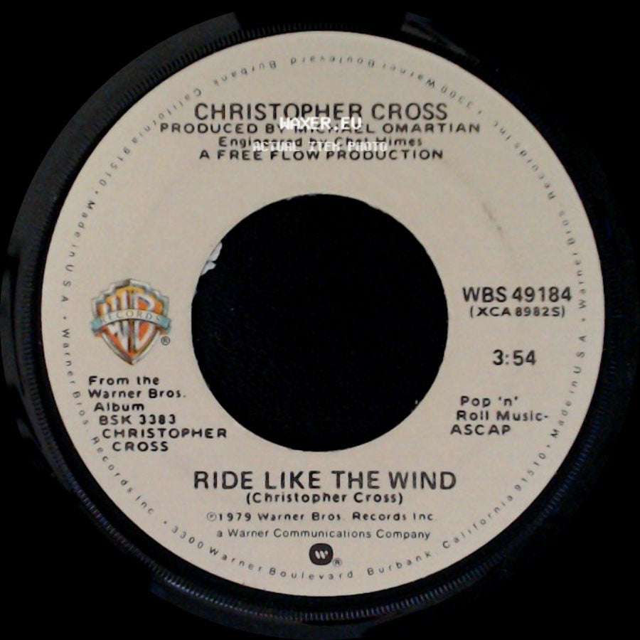 Christopher Cross - Minstrel Gigolo / Ride Like The Wind side B