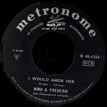 Nina & Frederik - I Would Amor Her / Sippin' Cider side A