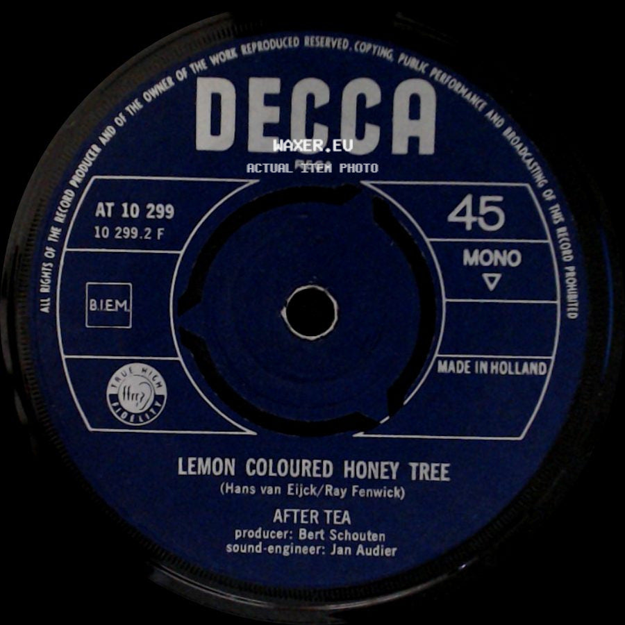 After Tea - We Will Be There After Tea / Lemon Coloured Honey Tree side B