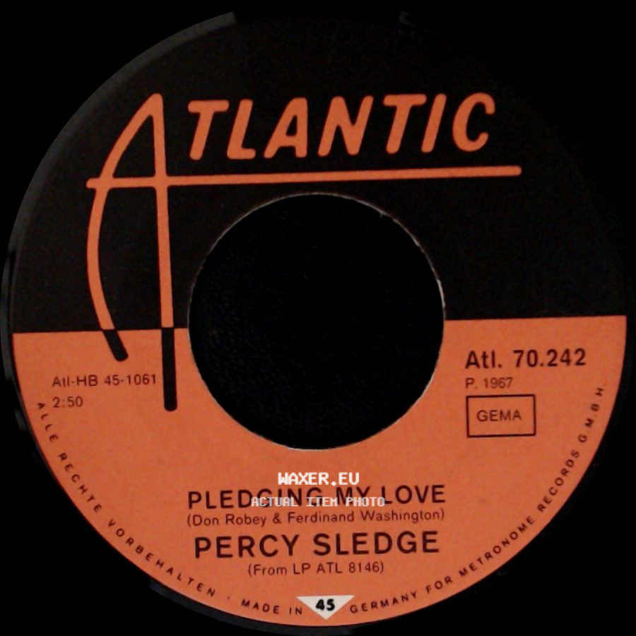 Percy Sledge - Pledging My Love / My Special Prayer side A