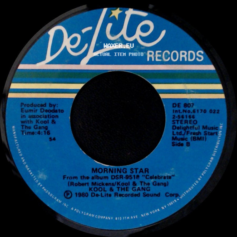 Kool & The Gang - Celebration / Morning Star side B