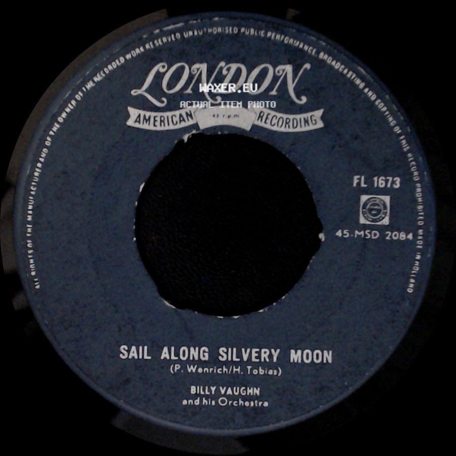 Billy Vaughn And His Orchestra - Raunchy / Sail Along Silvery Moon side B