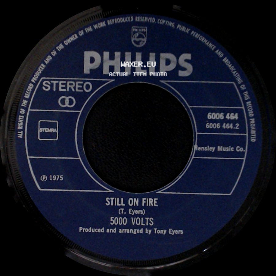 5000 Volts - I'm On Fire / Still On Fire side B