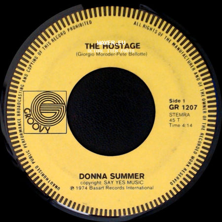 Donna Summer - The Hostage / Let's Work Together Now side A