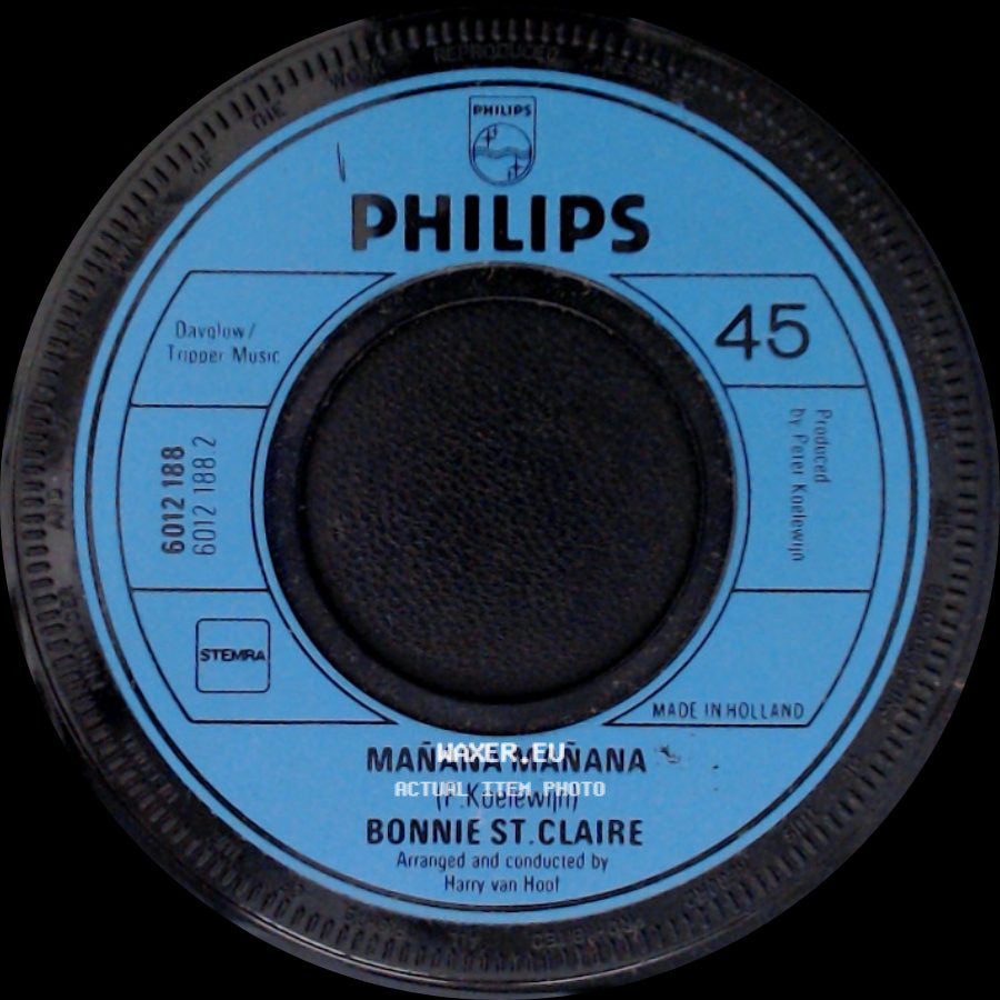 Bonnie St. Claire - Close The Door / Mañana Mañana side B
