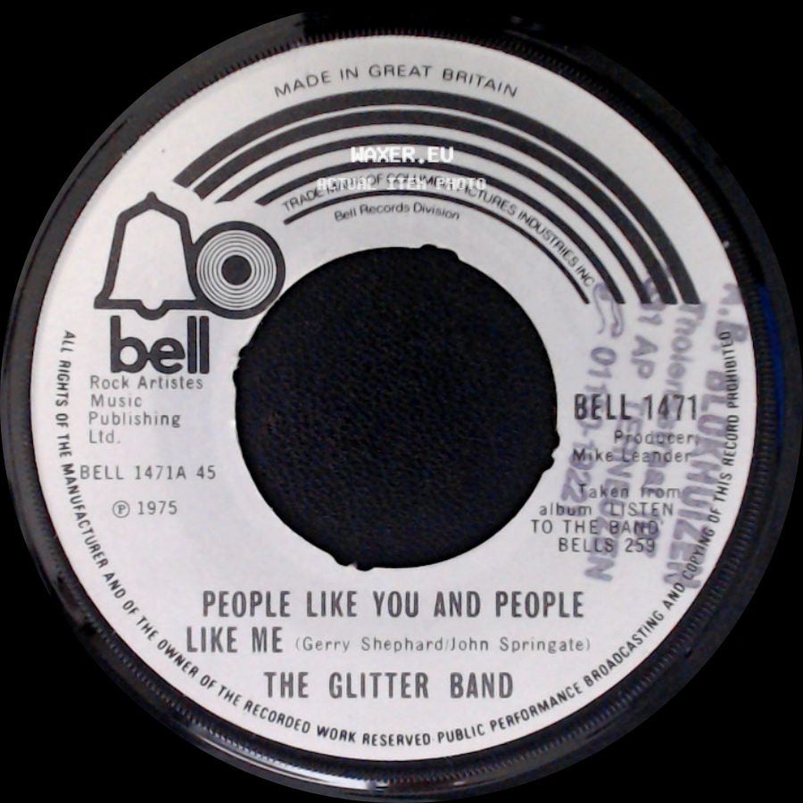 The Glitter Band - People Like You And People Like Me / People Like You And People Like Me side A