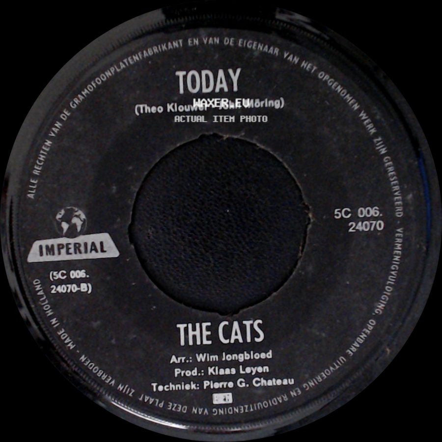 The Cats - Scarlet Ribbons / Today side B