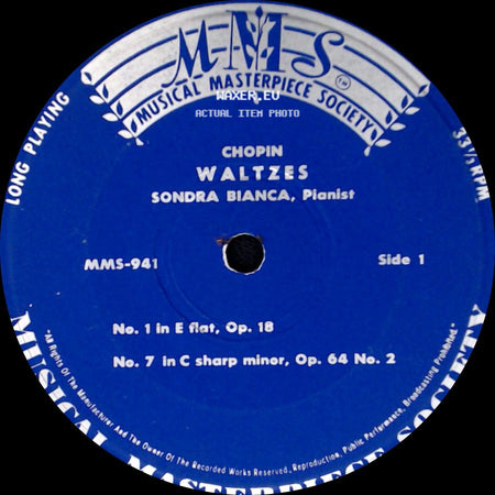 Sondra Bianca - Waltzes / Waltzes side A