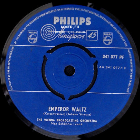 The Vienna Broadcasting Orchestra - Emperor Waltz / Delirienwaltz side A