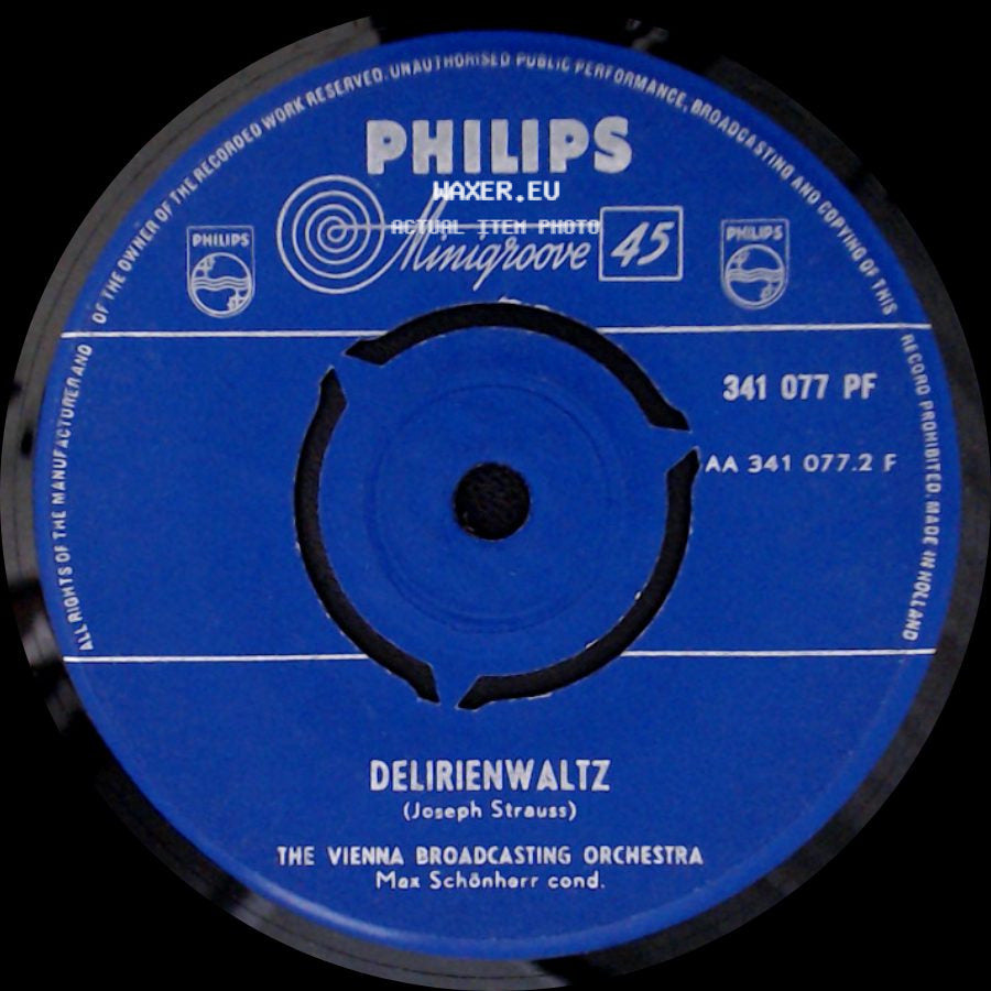 The Vienna Broadcasting Orchestra - Emperor Waltz / Delirienwaltz side B