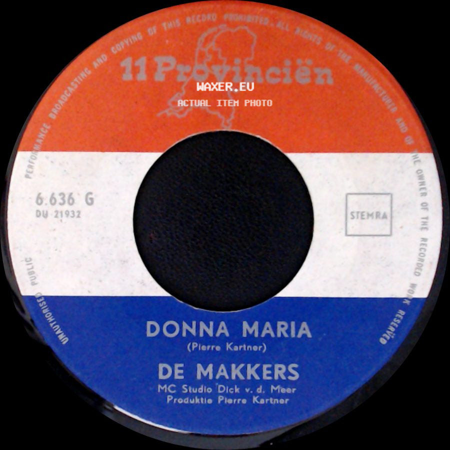 De Makkers - Kleine Sonja / Donna Maria side B