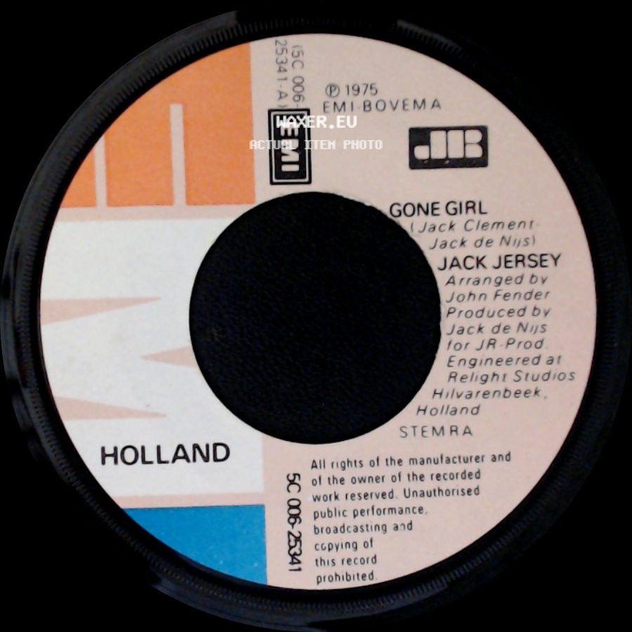 Jack Jersey - Silent Night / Gone Girl side B