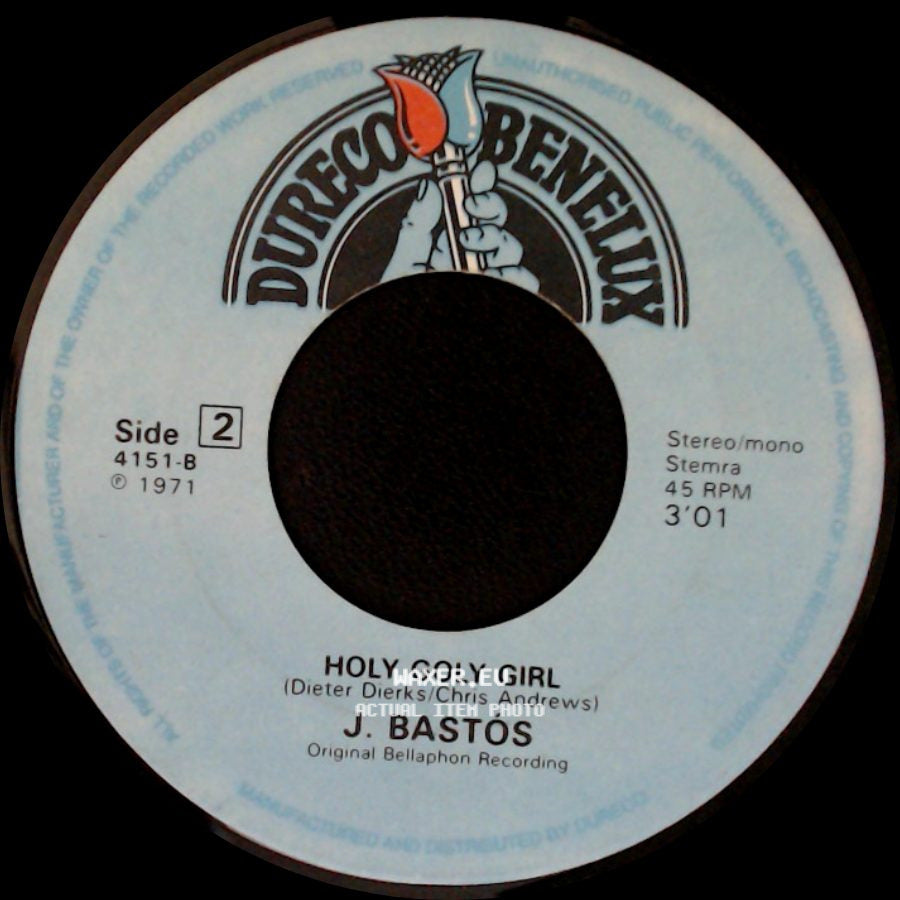J. Bastós - Loop Di Love / Holy Goly Girl side B