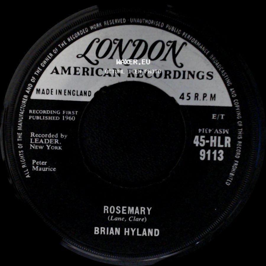 Brian Hyland - Rosemary / Library Love Affair side A