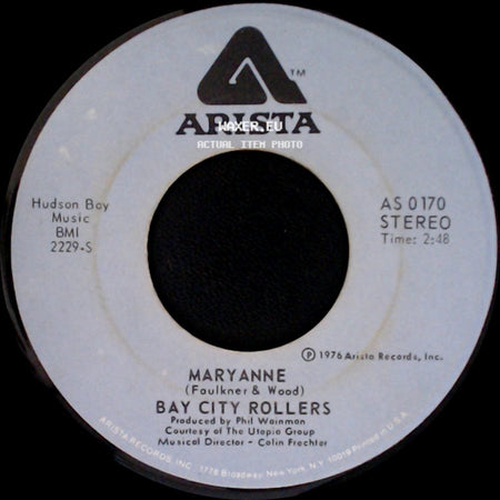 Bay City Rollers - Maryanne / Money Honey side A