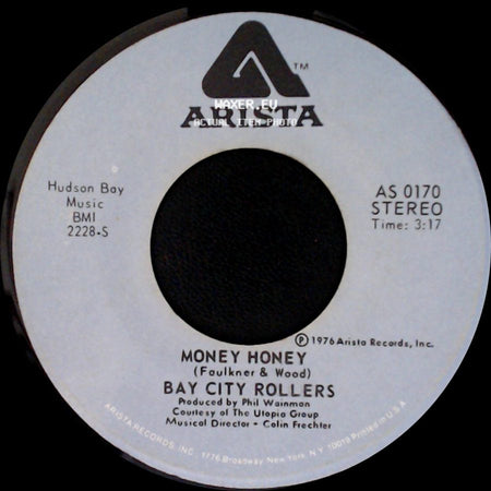 Bay City Rollers - Maryanne / Money Honey side B