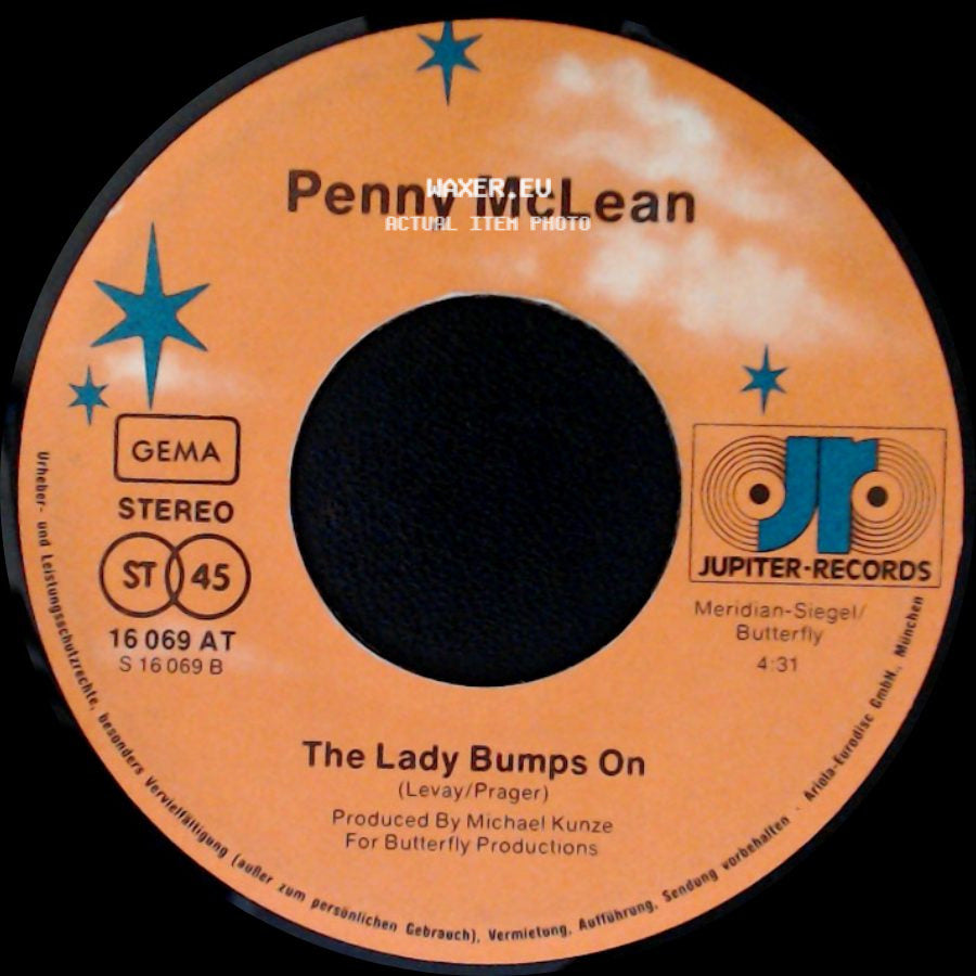 Penny Mclean - Lady Bump / The Lady Bumps On side B