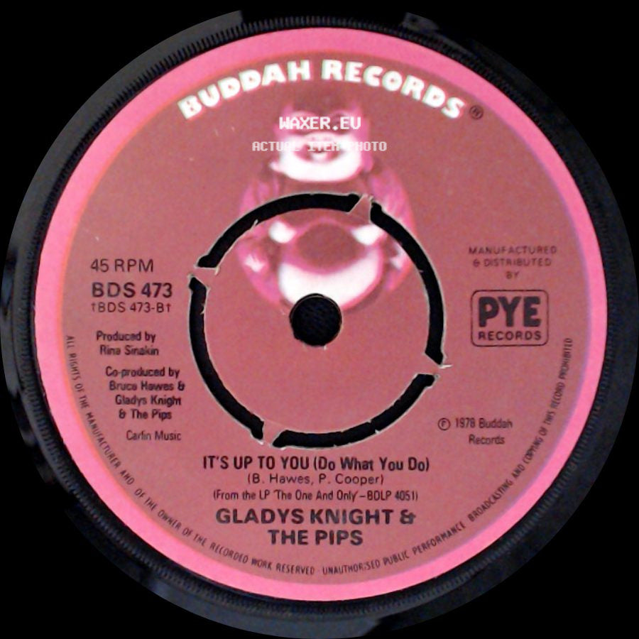Gladys Knight & The Pips - Come Back And Finish What You Started / It's Up To You (Do What You Do) side B