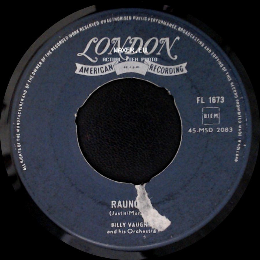 Billy Vaughn And His Orchestra - Sail Along Silvery Moon / Rauno side B