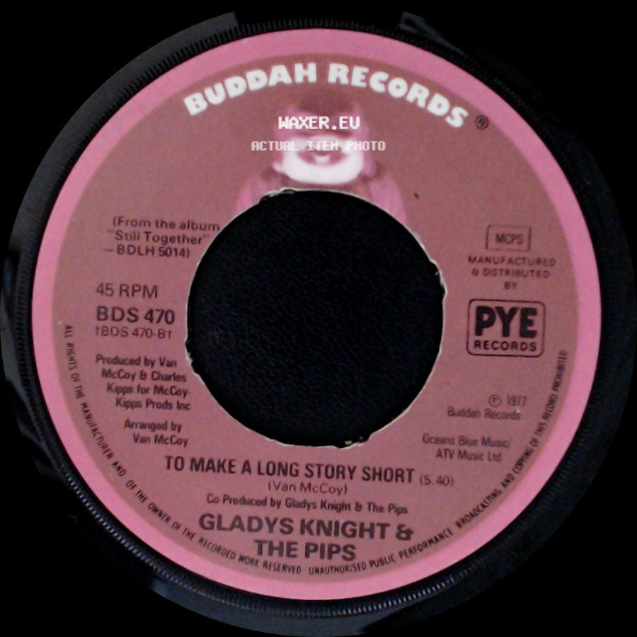 Gladys Knight & The Pips - To Make A Long Story Short / The One And Only side A