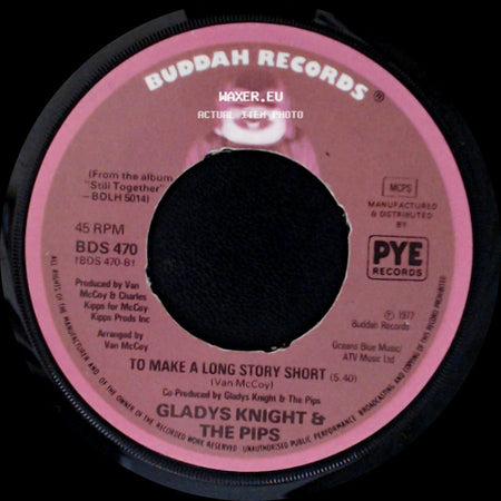 Gladys Knight & The Pips - To Make A Long Story Short / The One And Only side A