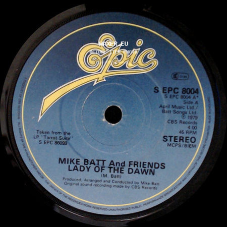 Mike Batt And Friends - Lady Of The Dawn / The Night Of The Dead side A