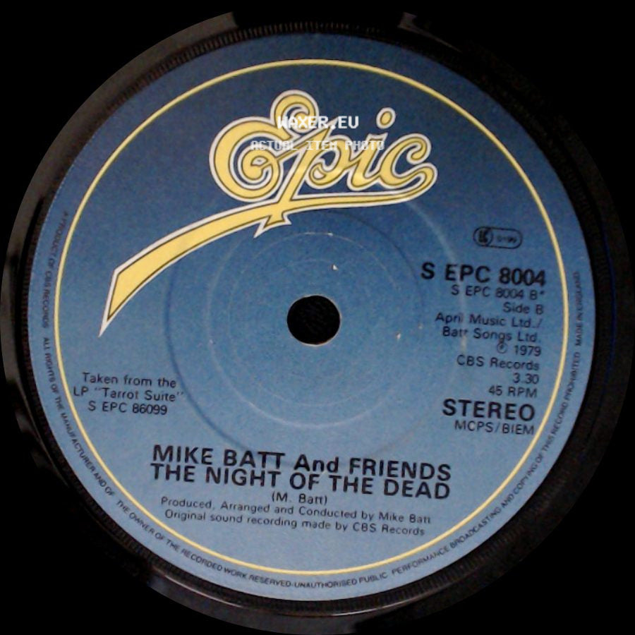 Mike Batt And Friends - Lady Of The Dawn / The Night Of The Dead side B