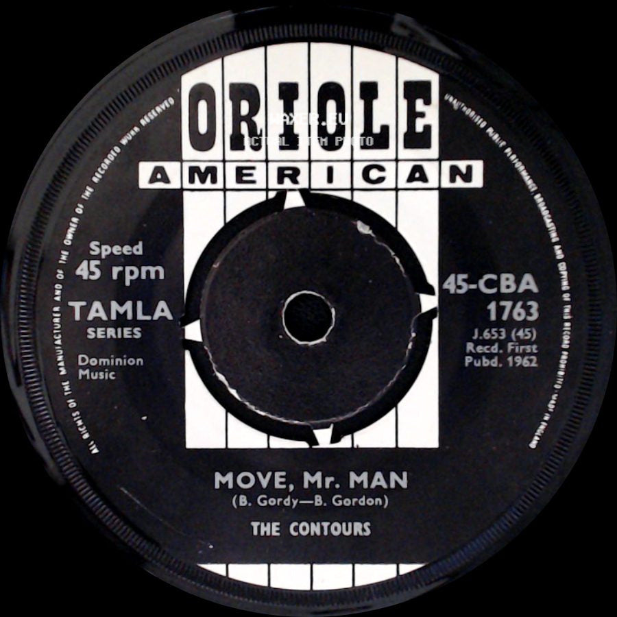 The Contours - Move, Mr. Man / Do You Love Me side A