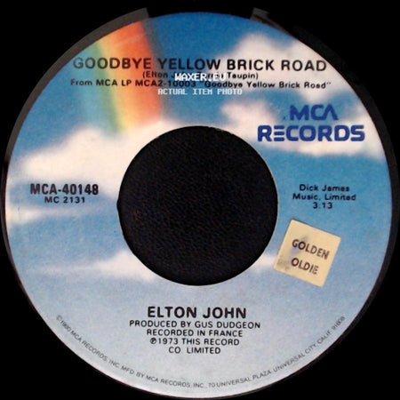 Elton John - Goodbye Yellow Brick Road / Young Man's Blues side A