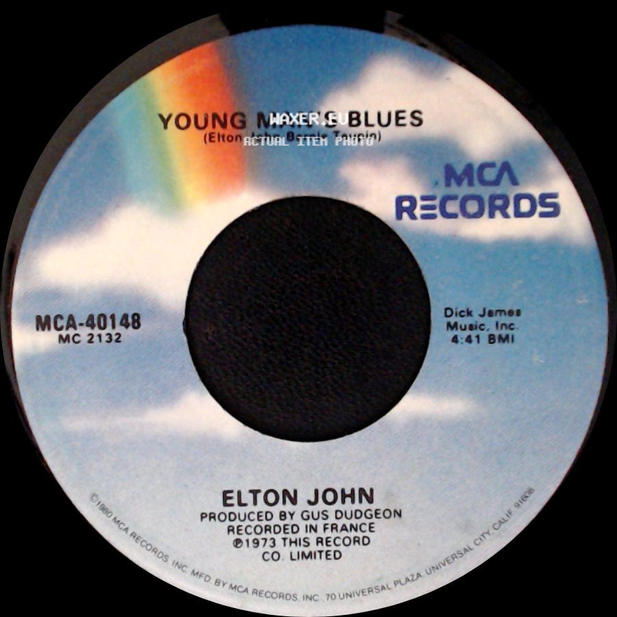 Elton John - Goodbye Yellow Brick Road / Young Man's Blues side B