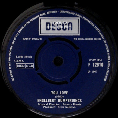 Engelbert Humperdinck - You Love / There Goes My Everything side A