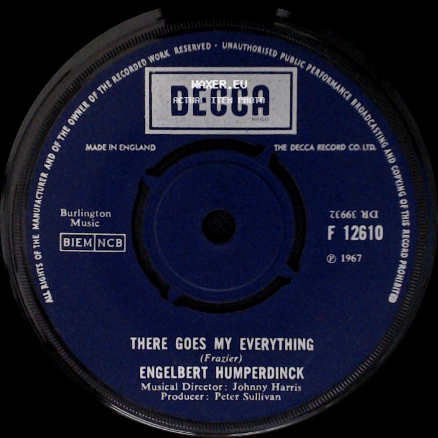 Engelbert Humperdinck - You Love / There Goes My Everything side B