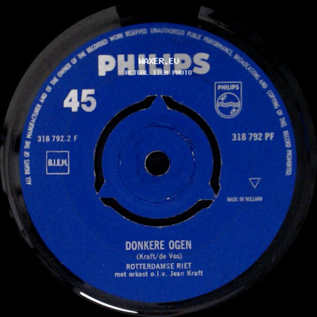 Rotterdamse Riet - Donkere Ogen / Mijn Schoonste Roos side A