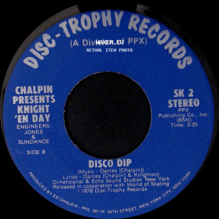 Chalpin / Chalpin Presents Knight 'en Day - Tornado / Disco Dip side B