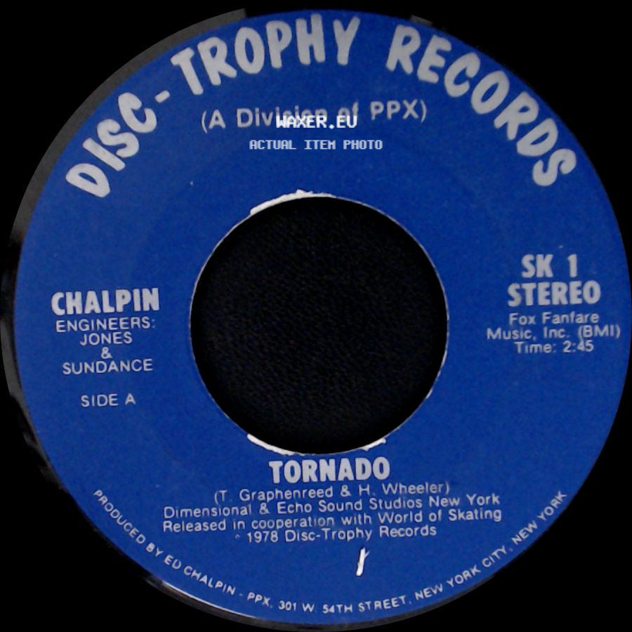 Chalpin / Chalpin Presents Knight 'en Day Engineers: Jones & Sundance - Tornado / Disco Dip side A