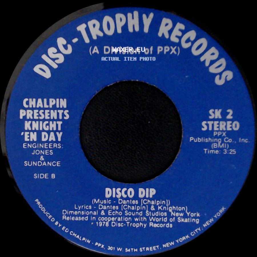 Chalpin / Chalpin Presents Knight 'en Day Engineers: Jones & Sundance - Tornado / Disco Dip side B