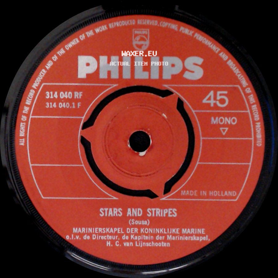 Marinierskapel Der Koninklijke Marine - Stars And Stripes / Colonel Bogey side A