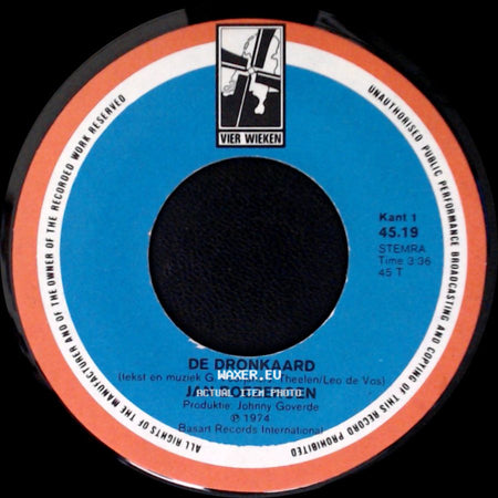 Jan Boezeroen - De Dronkaard / Morgen side A