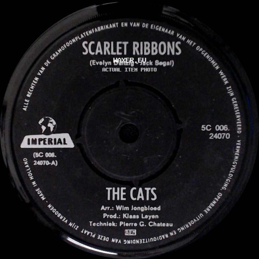 The Cats - Today / Scarlet Ribbons side B