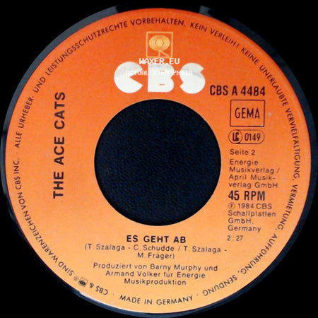 The Ace Cats - Es Geht Ab / Linda side A