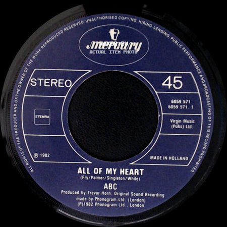 Abc - Overture / All Of My Heart side B
