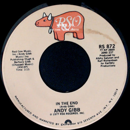 Andy Gibb - I Just Want To Be Your Everything / In The End side B