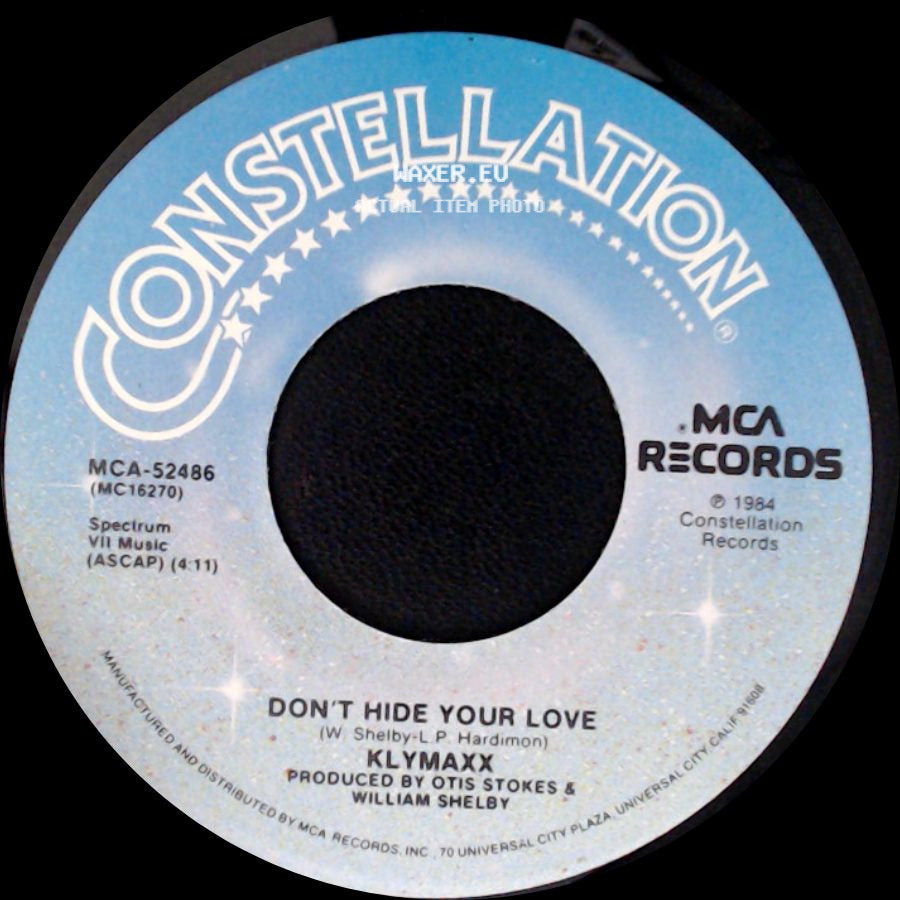 Klymaxx - The Men All Pause / Don't Hide Your Love side B