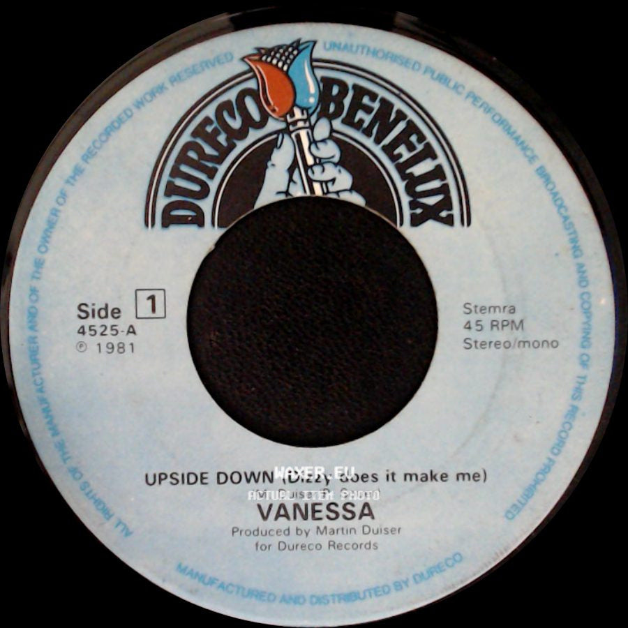 Vanessa - Upside Down (Dizzy Does It Make Me) / Sweet Telephone Operator side A