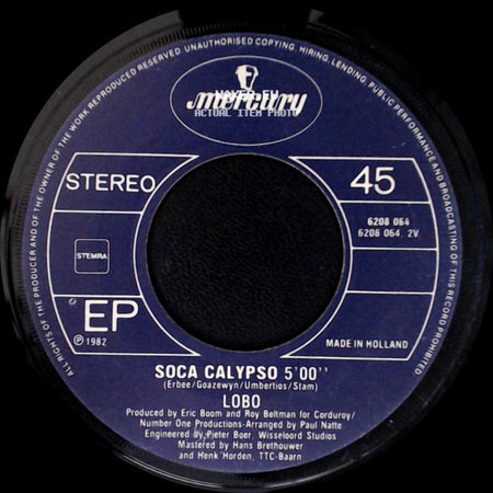 Lobo - Soca Calypso / The Soca Calypso Party side A