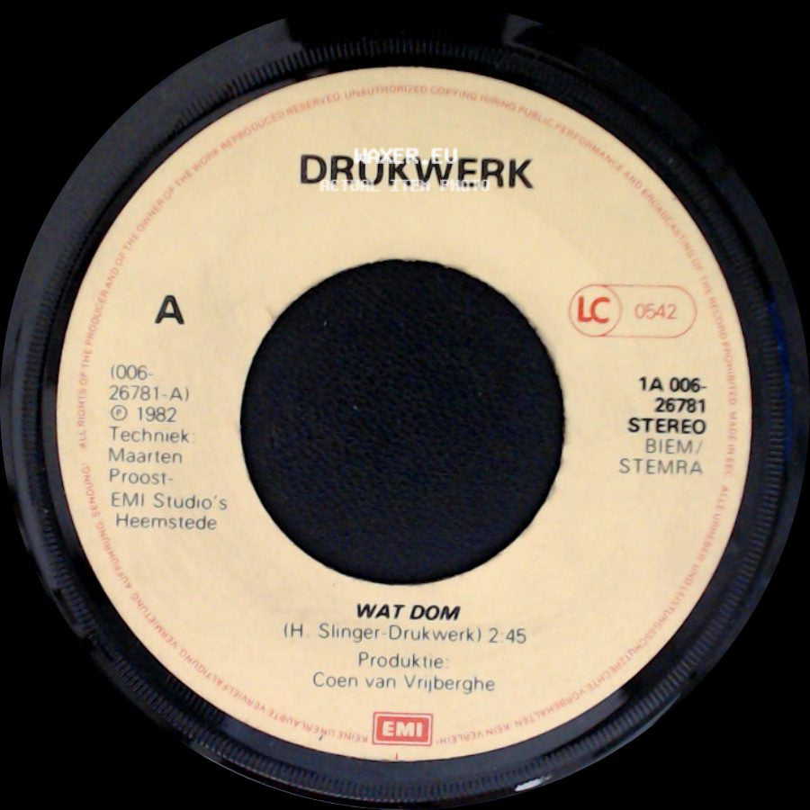 Drukwerk - Wat Dom / De Jas side A