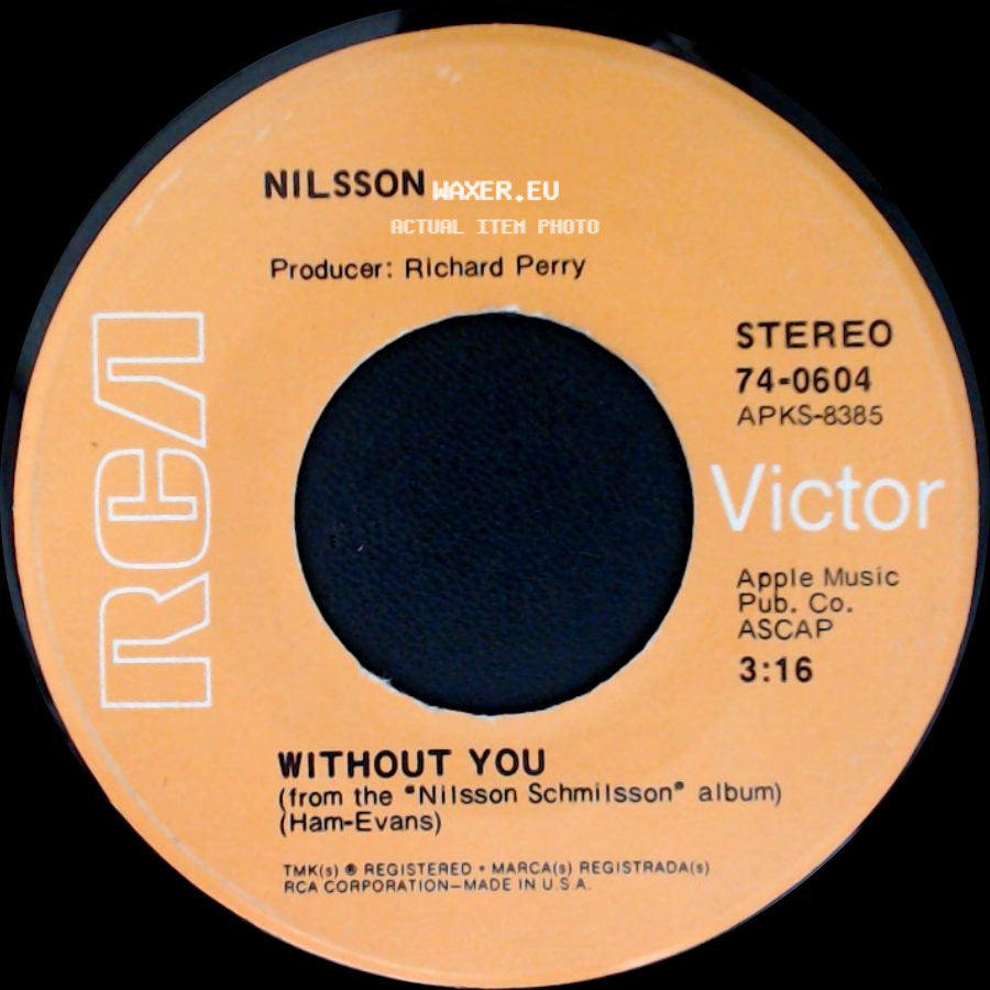 Nilsson - Without You / Gotta Get Up side A