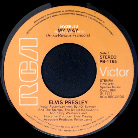 Elvis Presley - My Way / America The Beautiful side A